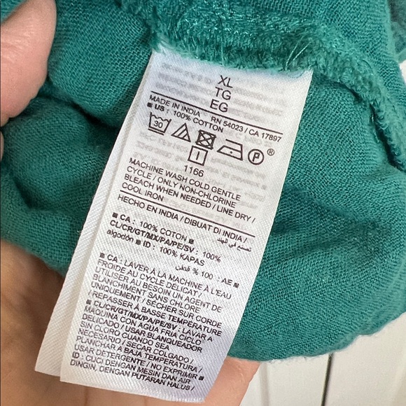 Old Navy 💯 Cotton Gauze Blouse beach cover up - Picture 8 of 8